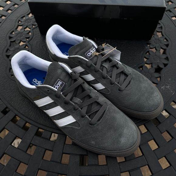 Adidas Busenitz Vulc 2.0 Gray Men\'s Skateboarding Shoes GY6907